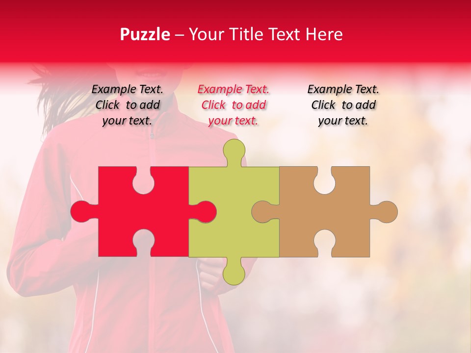 Lifestyle Fitness Beautiful PowerPoint Template