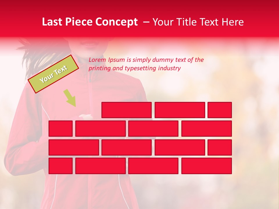 Lifestyle Fitness Beautiful PowerPoint Template