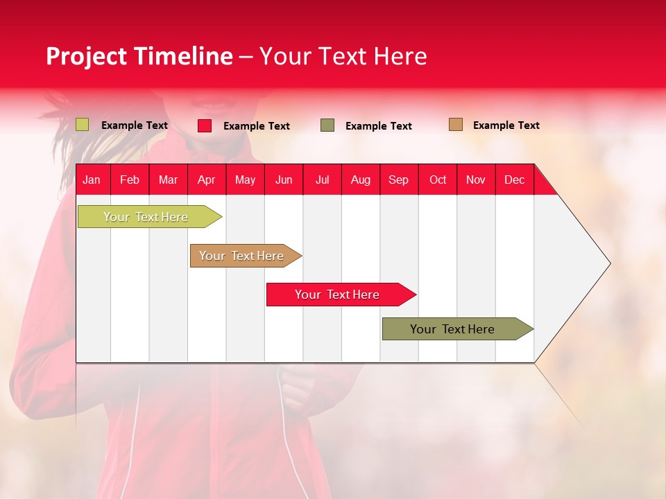 Lifestyle Fitness Beautiful PowerPoint Template
