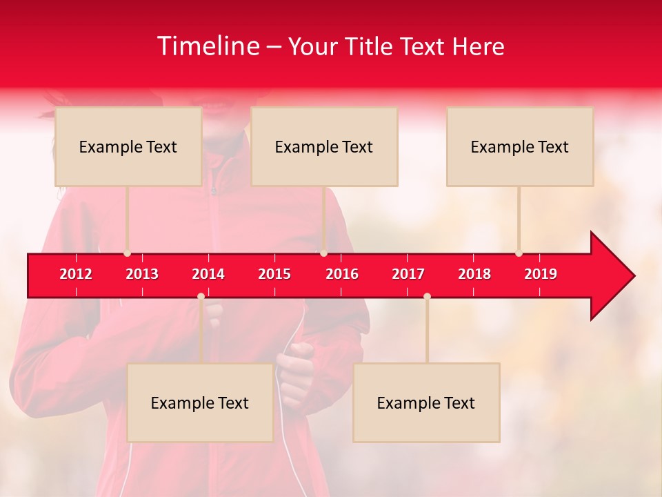 Lifestyle Fitness Beautiful PowerPoint Template