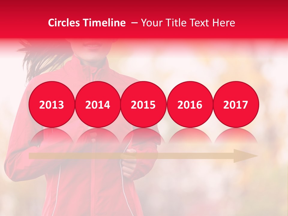 Lifestyle Fitness Beautiful PowerPoint Template