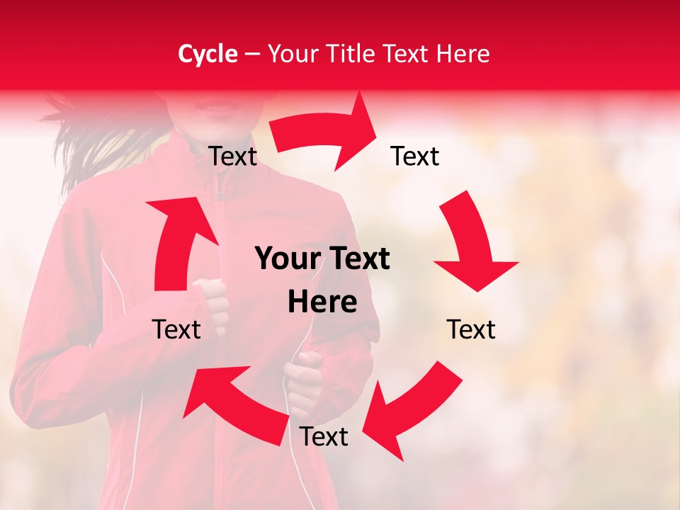 Lifestyle Fitness Beautiful PowerPoint Template