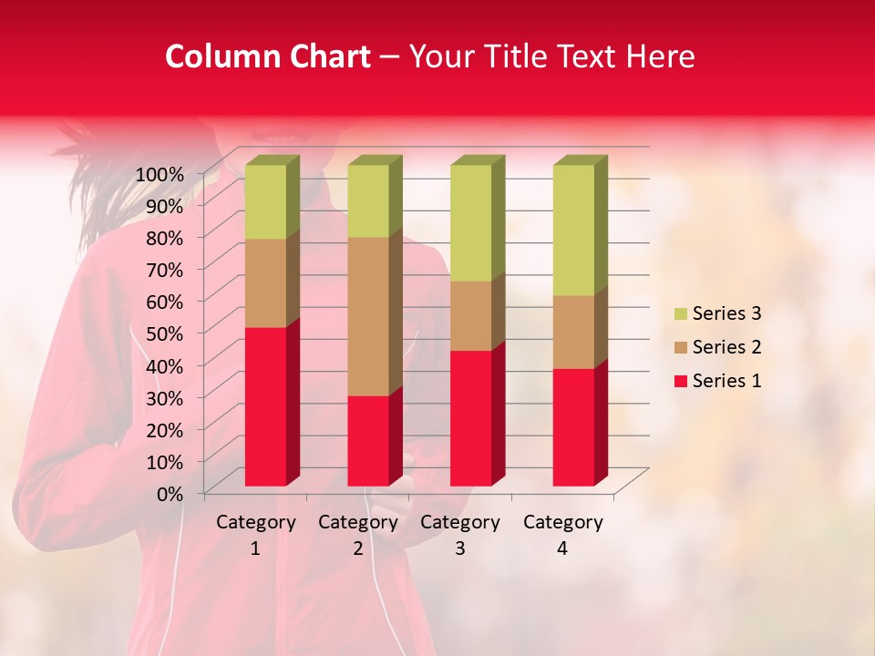Lifestyle Fitness Beautiful PowerPoint Template
