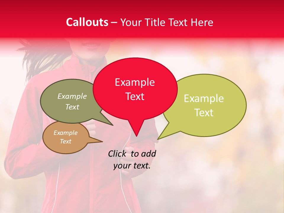 Lifestyle Fitness Beautiful PowerPoint Template