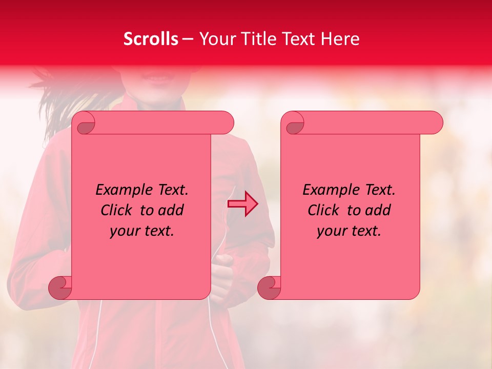 Lifestyle Fitness Beautiful PowerPoint Template