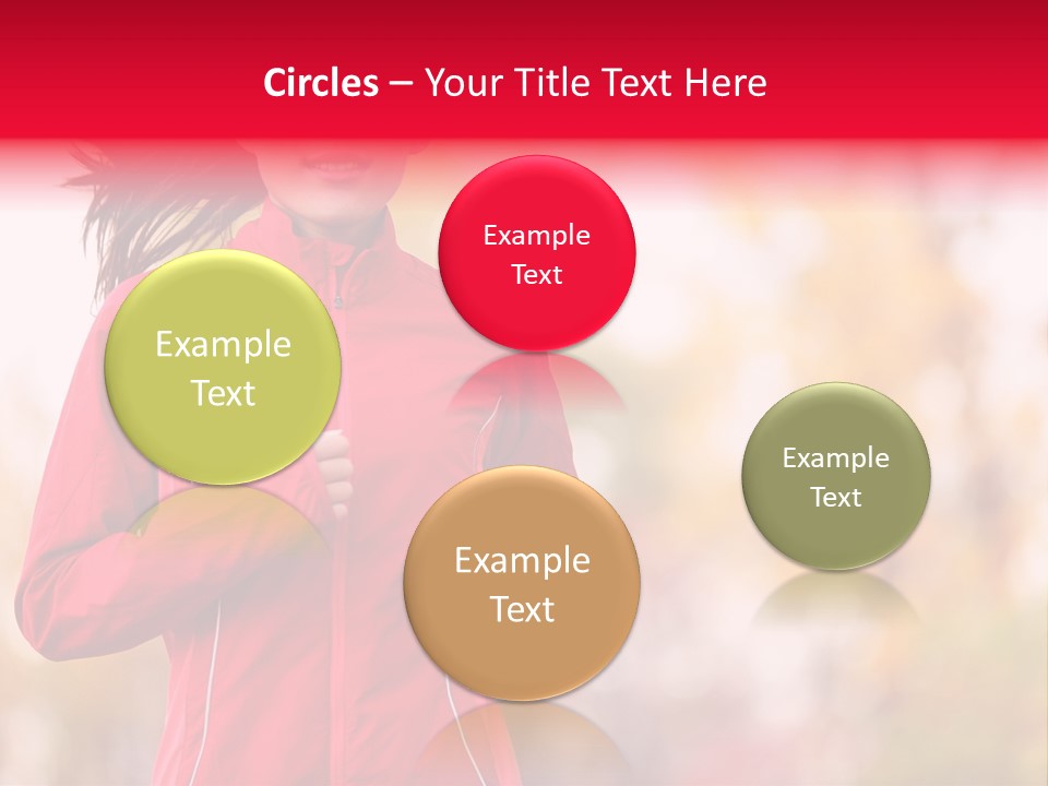 Lifestyle Fitness Beautiful PowerPoint Template