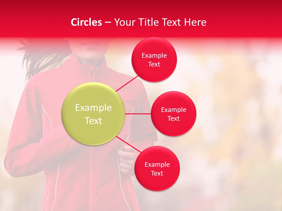 Lifestyle Fitness Beautiful PowerPoint Template