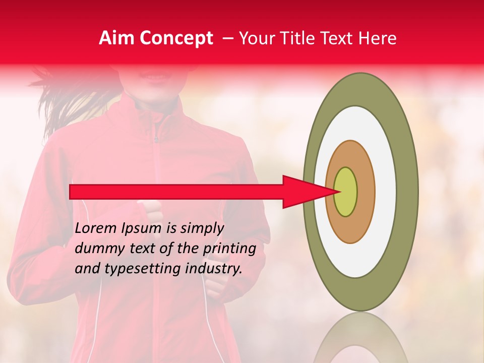 Lifestyle Fitness Beautiful PowerPoint Template