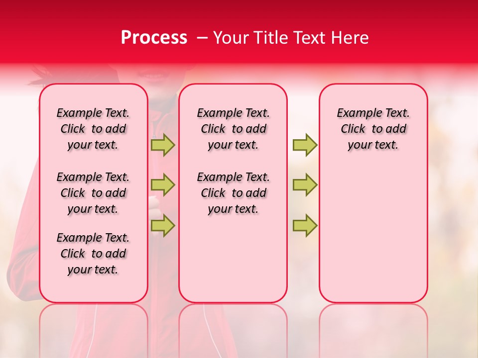 Lifestyle Fitness Beautiful PowerPoint Template