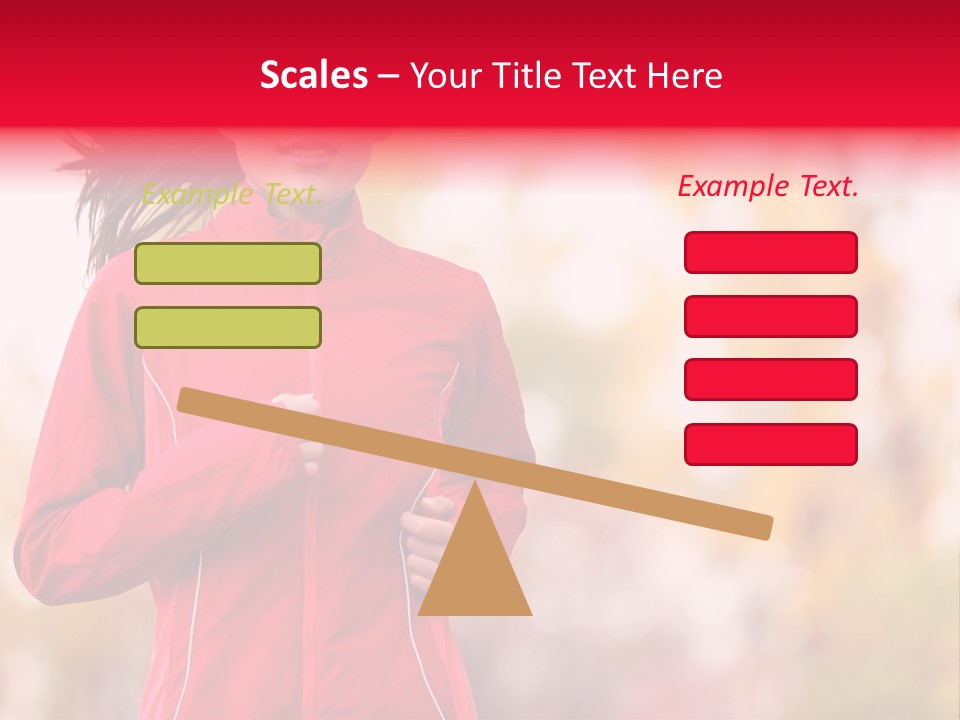 Lifestyle Fitness Beautiful PowerPoint Template