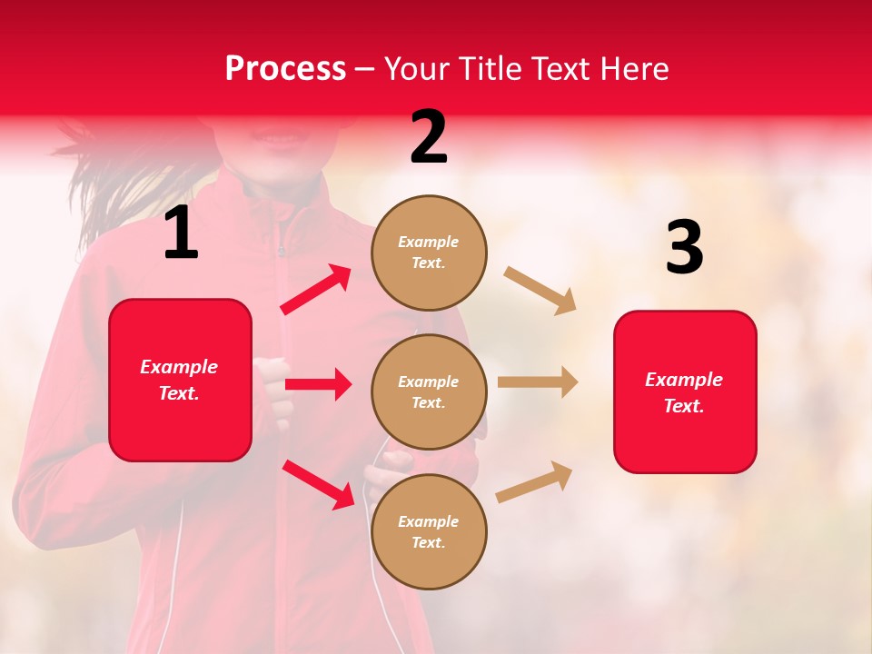 Lifestyle Fitness Beautiful PowerPoint Template