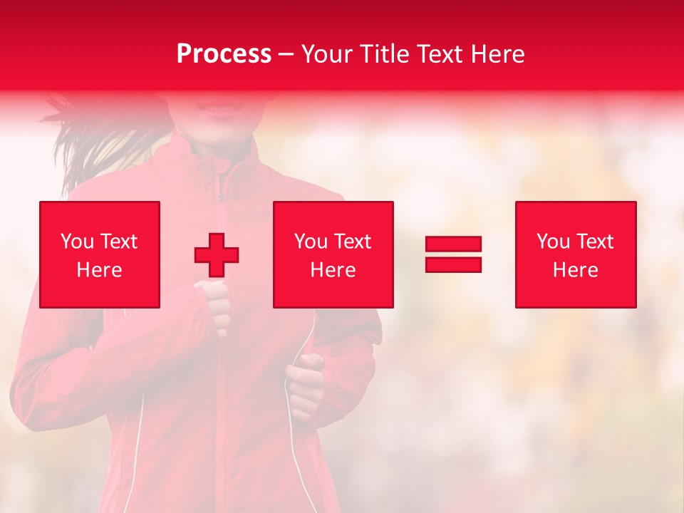 Lifestyle Fitness Beautiful PowerPoint Template