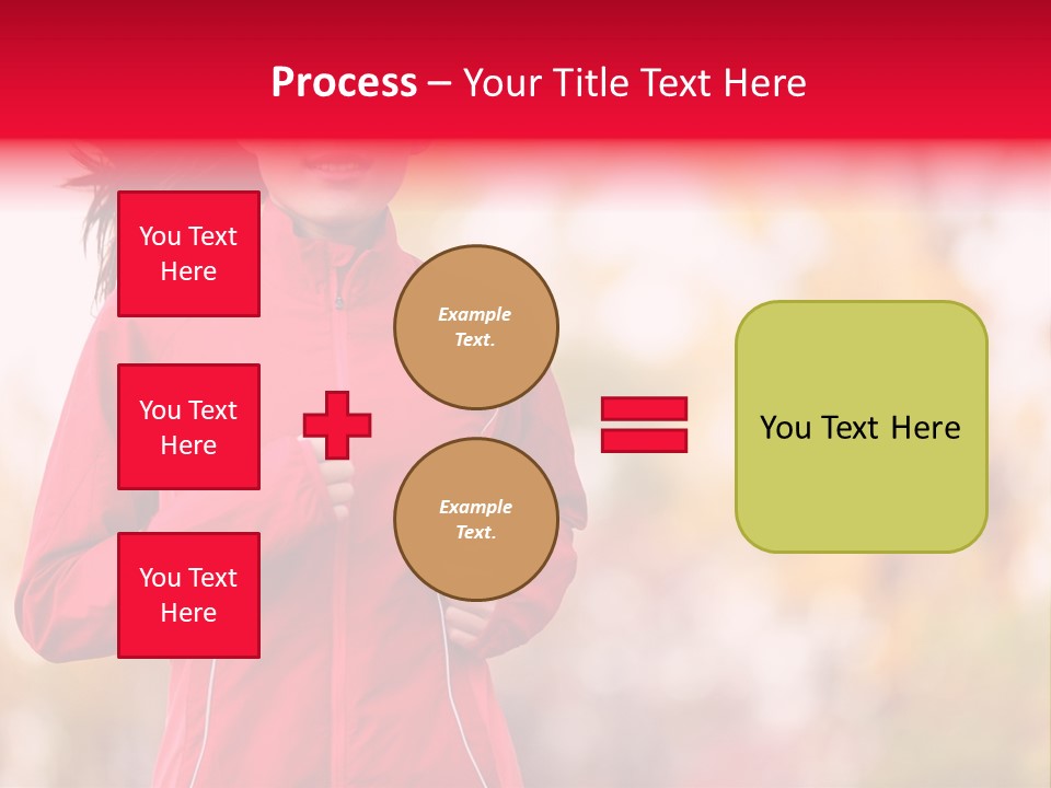 Lifestyle Fitness Beautiful PowerPoint Template