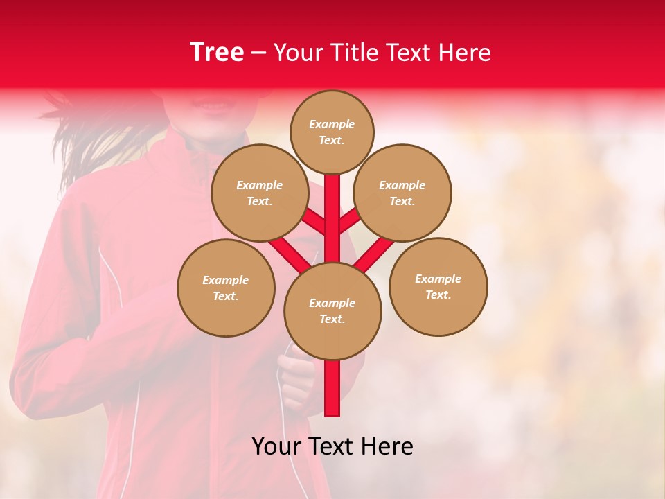 Lifestyle Fitness Beautiful PowerPoint Template