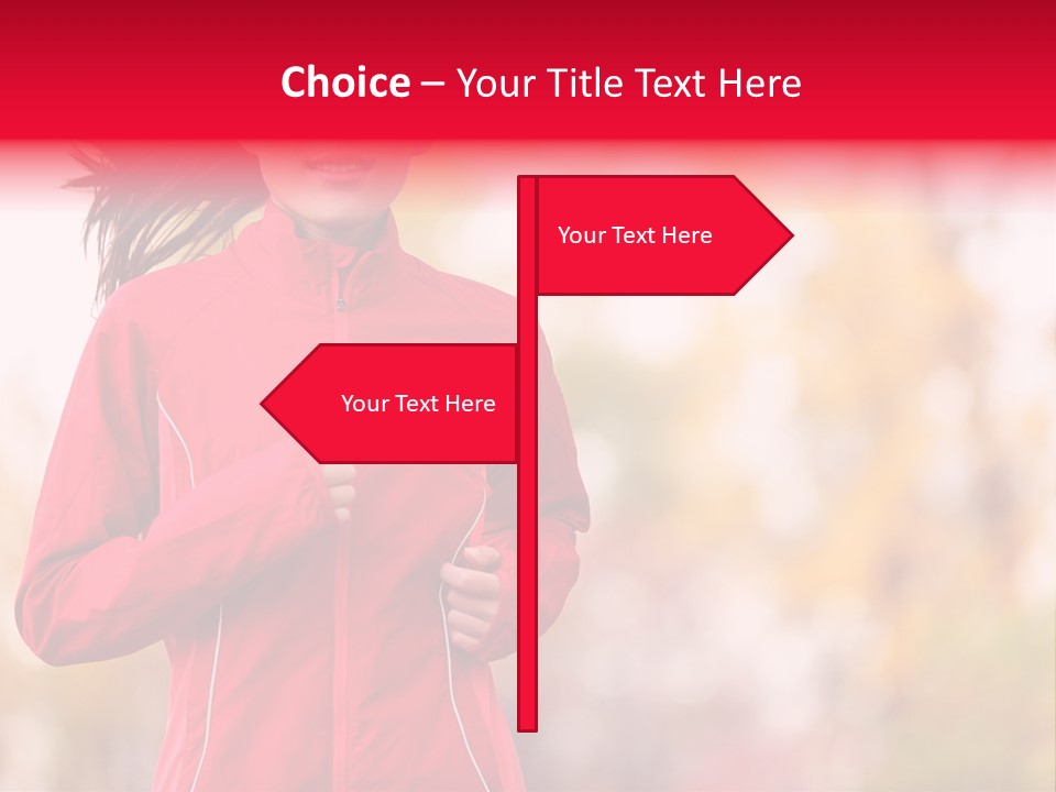 Lifestyle Fitness Beautiful PowerPoint Template