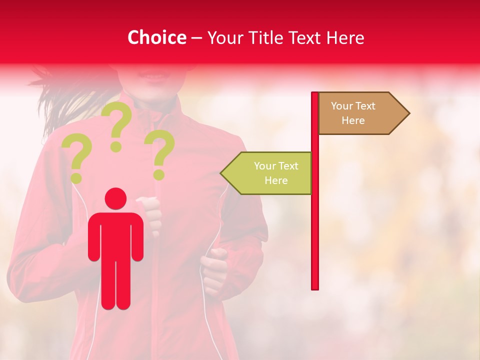 Lifestyle Fitness Beautiful PowerPoint Template