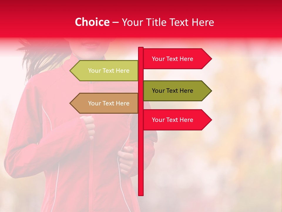 Lifestyle Fitness Beautiful PowerPoint Template
