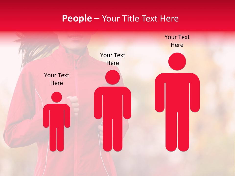 Lifestyle Fitness Beautiful PowerPoint Template