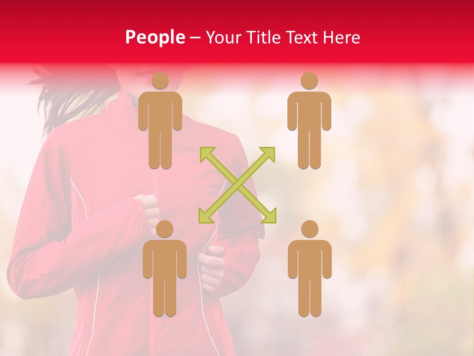 Lifestyle Fitness Beautiful PowerPoint Template