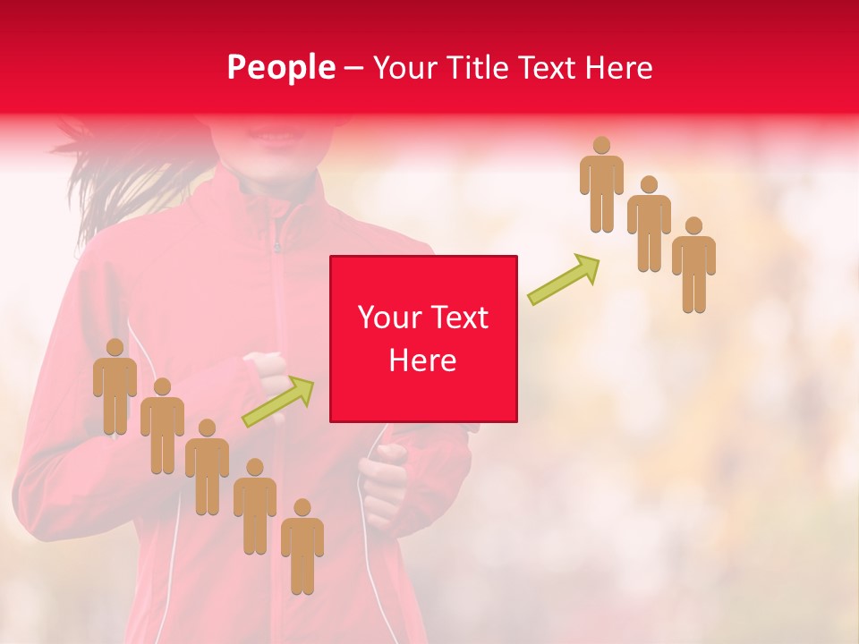 Lifestyle Fitness Beautiful PowerPoint Template