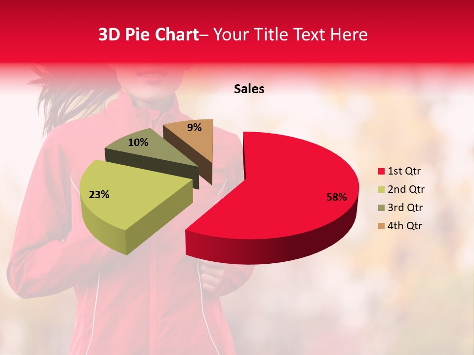 Lifestyle Fitness Beautiful PowerPoint Template