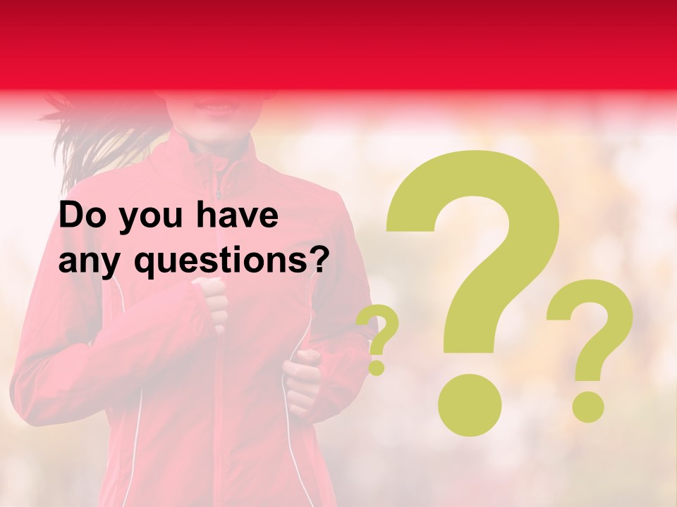 Lifestyle Fitness Beautiful PowerPoint Template