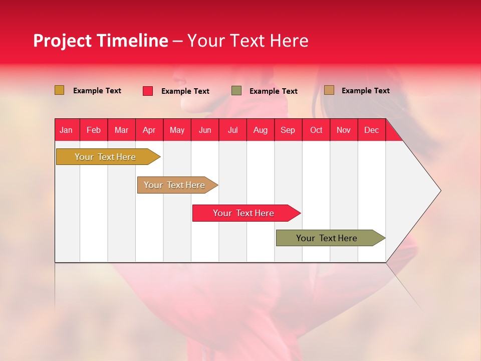Runner Athletic Cold PowerPoint Template