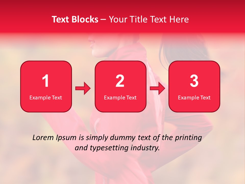 Runner Athletic Cold PowerPoint Template