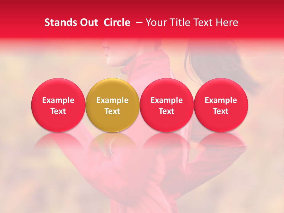 Runner Athletic Cold PowerPoint Template