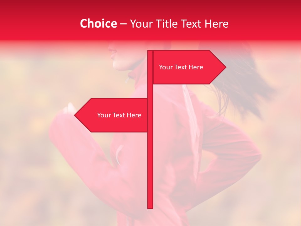 Runner Athletic Cold PowerPoint Template