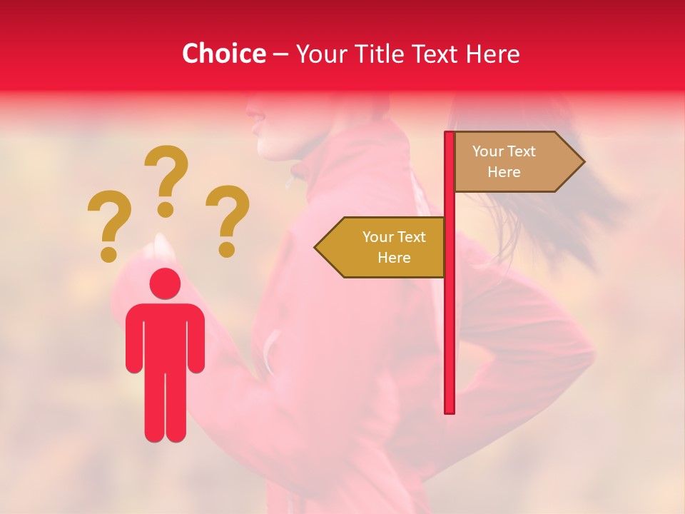 Runner Athletic Cold PowerPoint Template