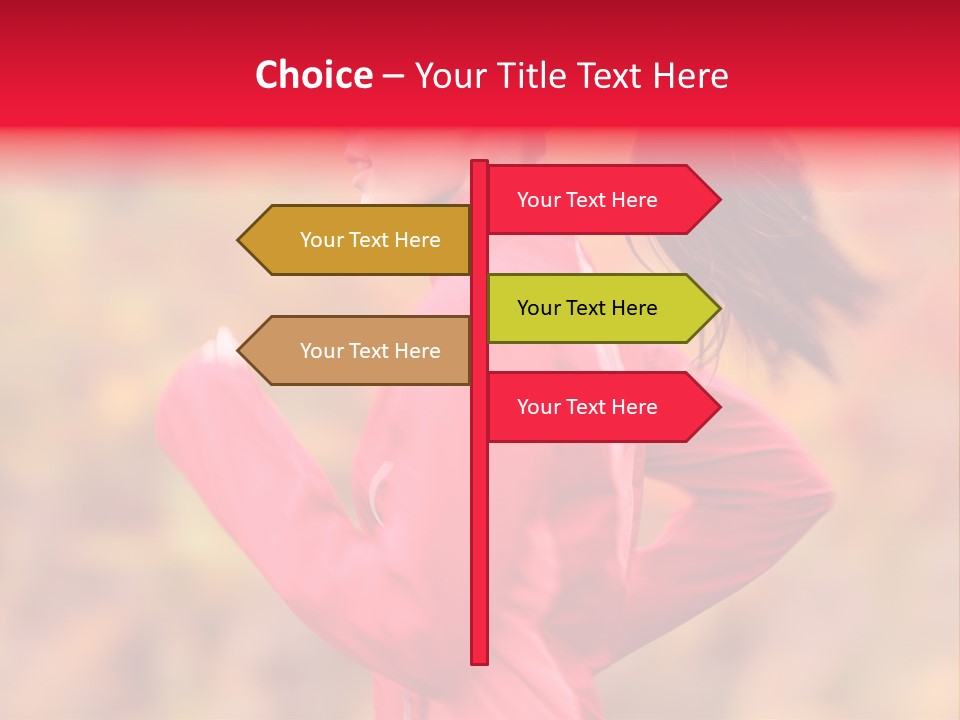 Runner Athletic Cold PowerPoint Template