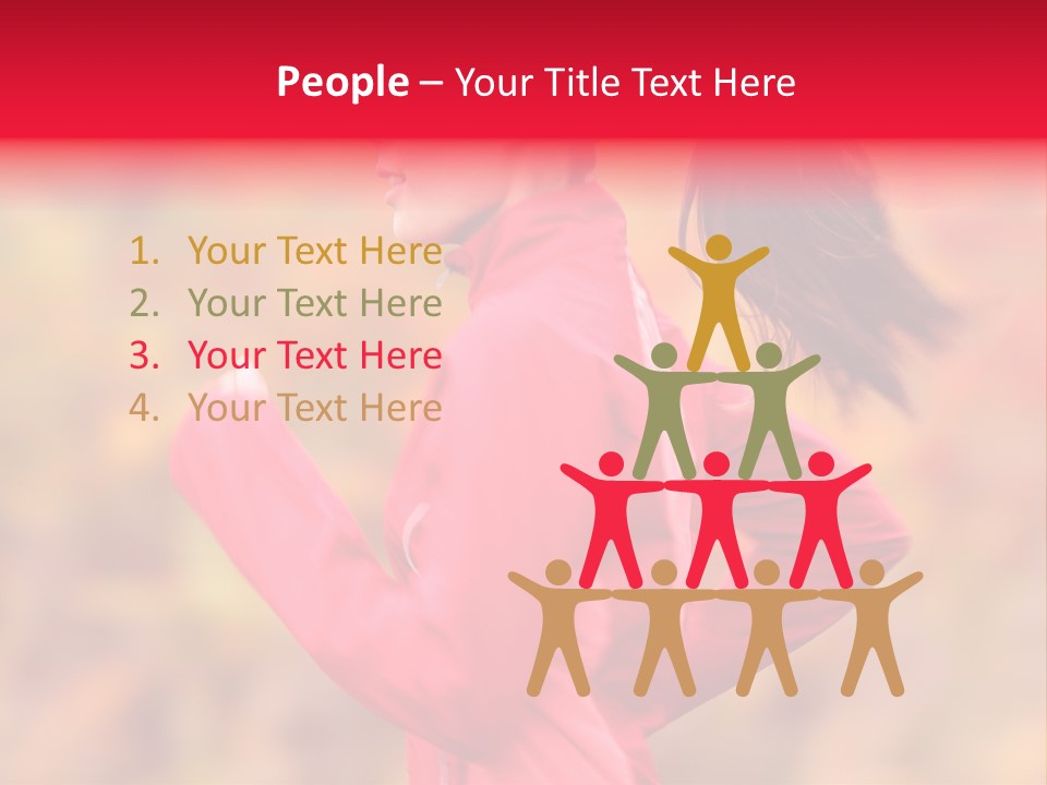 Runner Athletic Cold PowerPoint Template