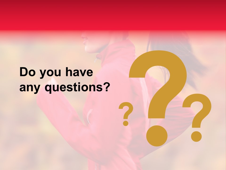 Runner Athletic Cold PowerPoint Template