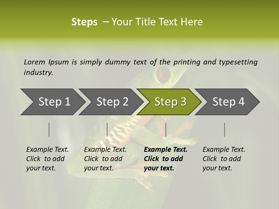 Panama Brown Agalychnis PowerPoint Template