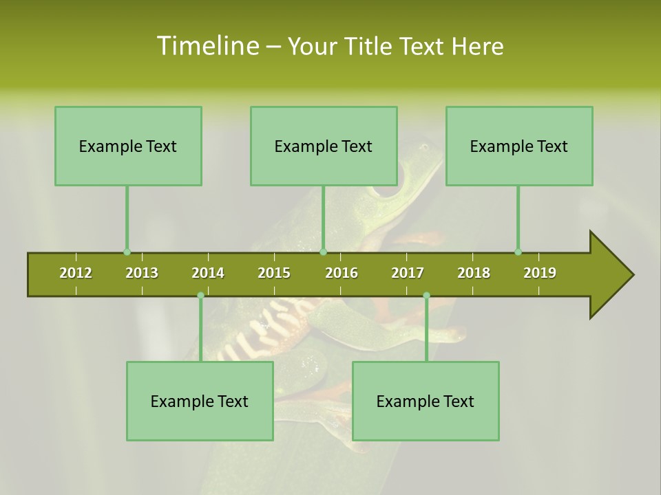 Panama Brown Agalychnis PowerPoint Template