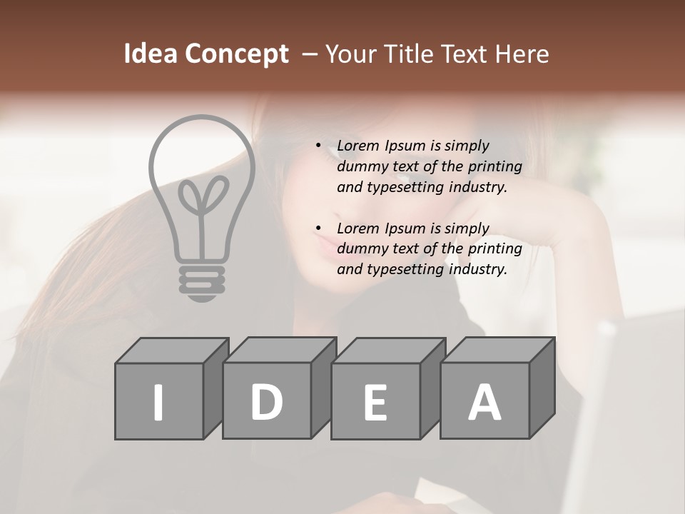 Internet Writing Boredom PowerPoint Template
