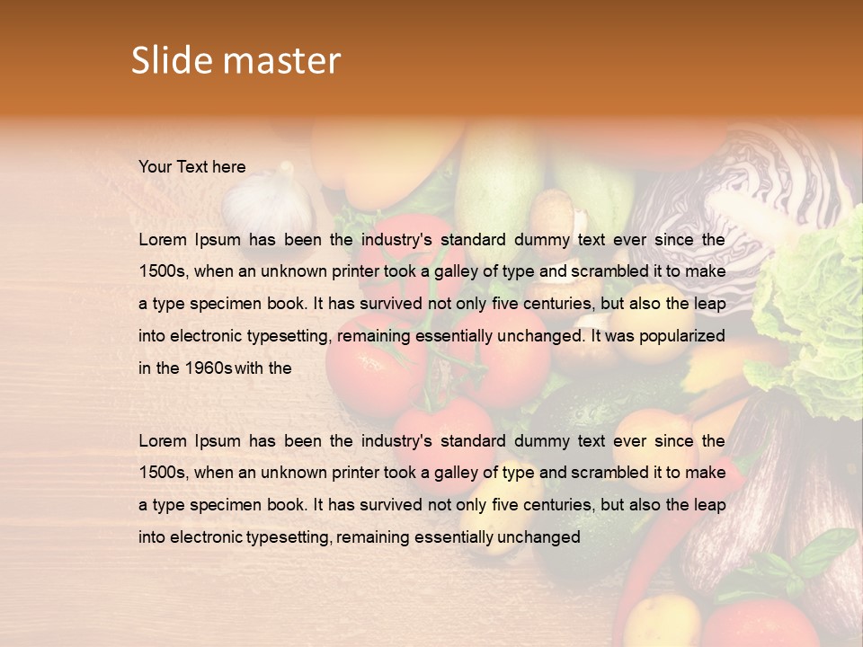 Refreshment Background Nature PowerPoint Template