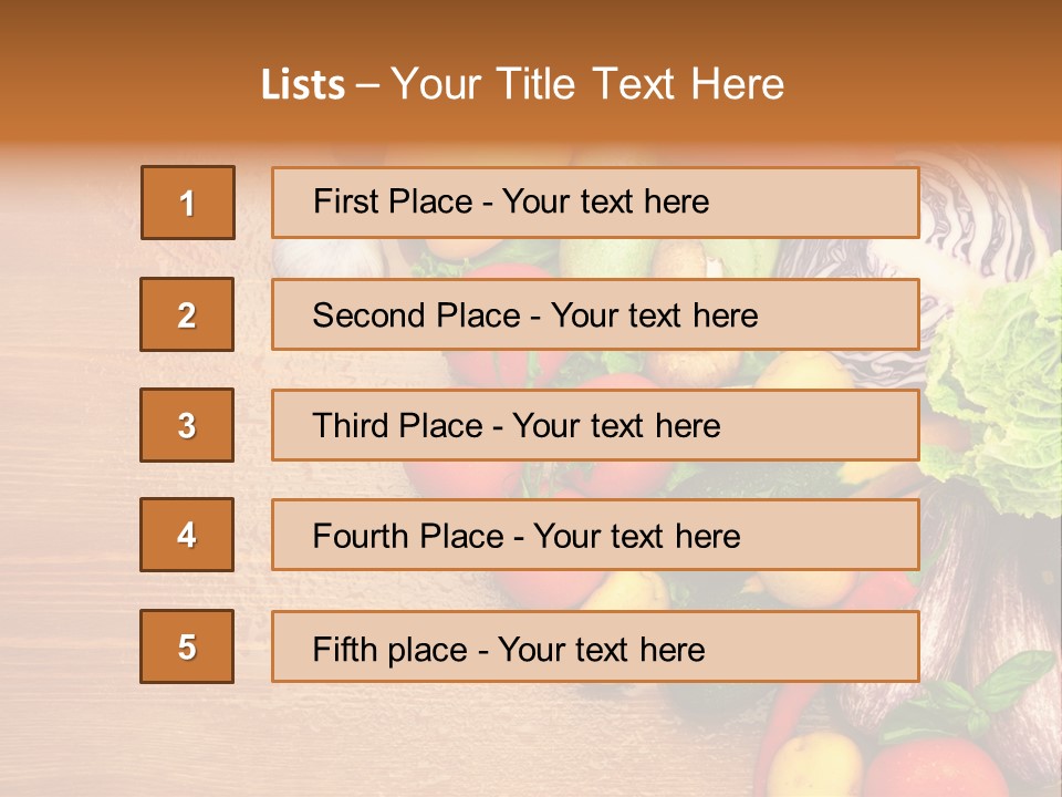 Refreshment Background Nature PowerPoint Template