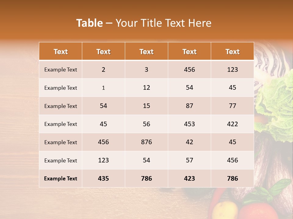 Refreshment Background Nature PowerPoint Template