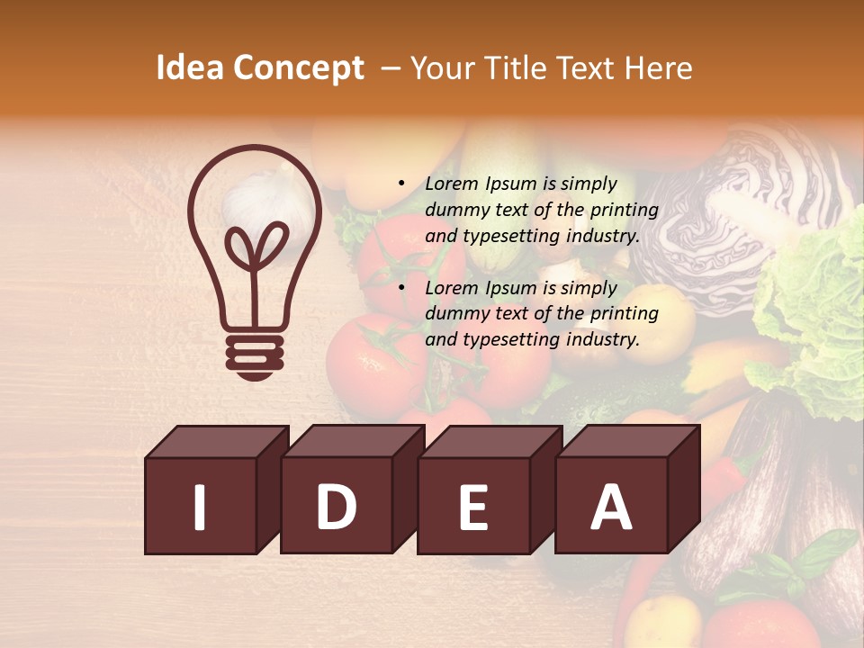 Refreshment Background Nature PowerPoint Template