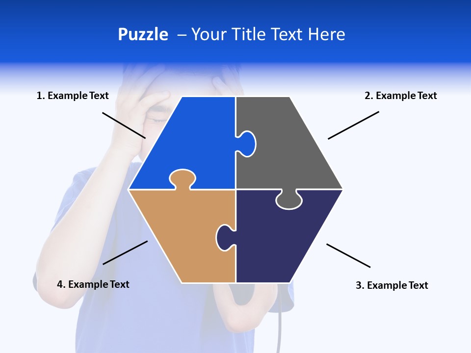 People Dependence Electronic PowerPoint Template