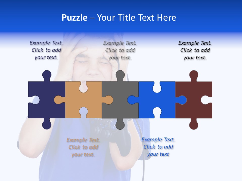 People Dependence Electronic PowerPoint Template