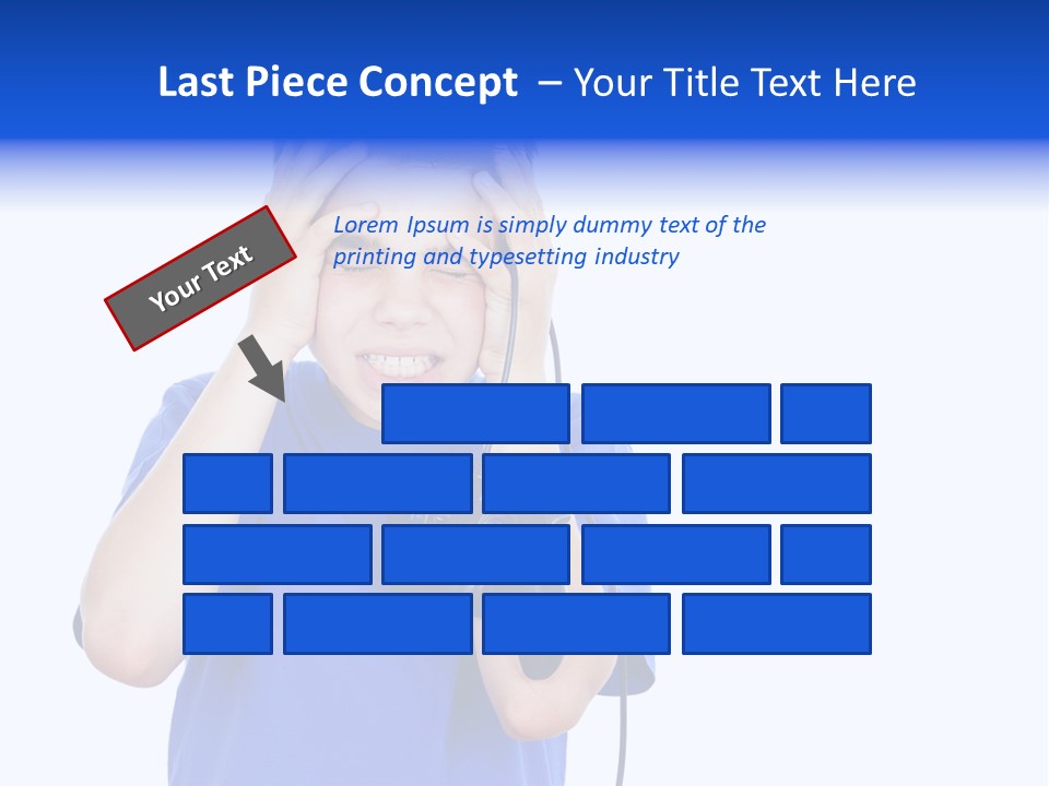 People Dependence Electronic PowerPoint Template