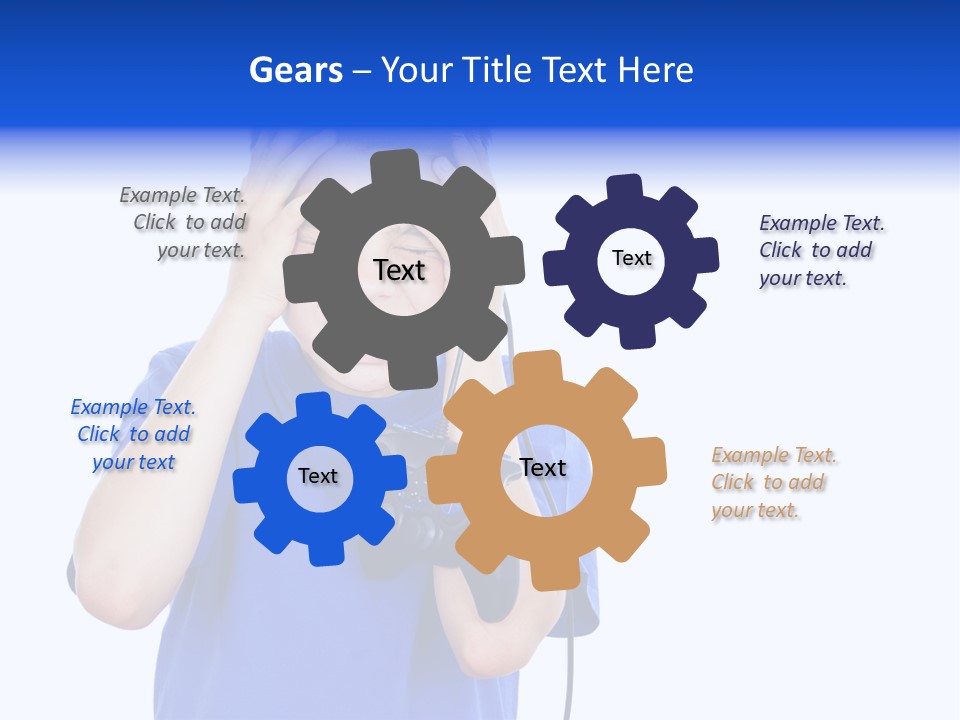 People Dependence Electronic PowerPoint Template