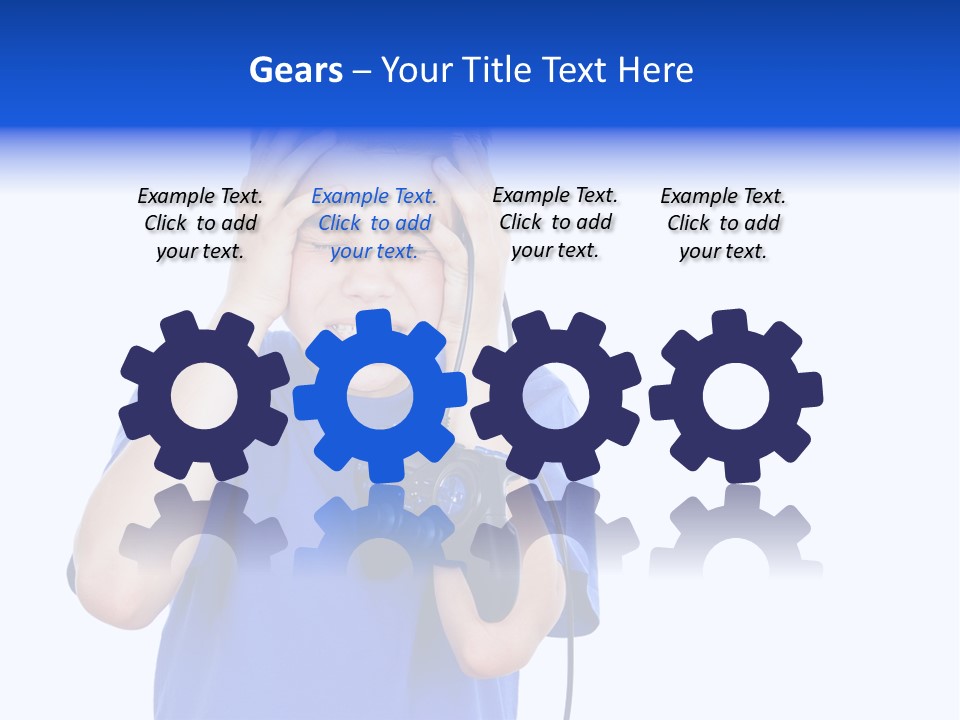 People Dependence Electronic PowerPoint Template