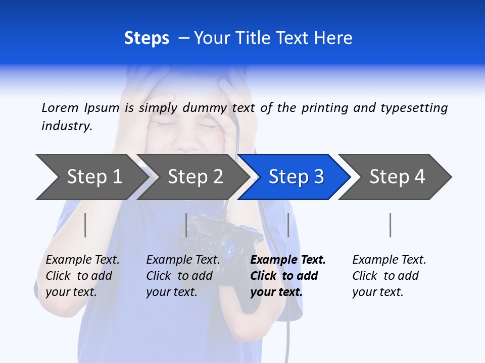 People Dependence Electronic PowerPoint Template