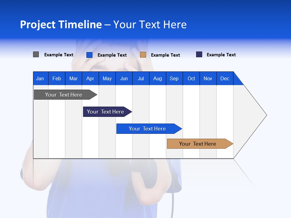 People Dependence Electronic PowerPoint Template