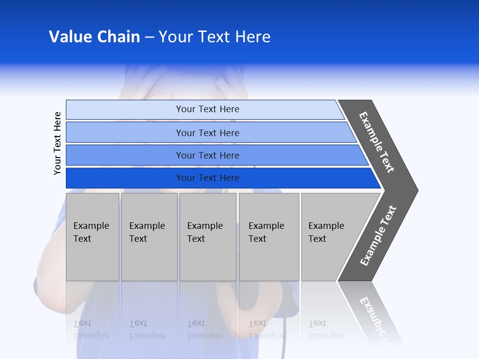 People Dependence Electronic PowerPoint Template