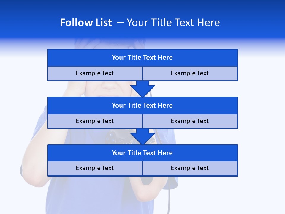 People Dependence Electronic PowerPoint Template